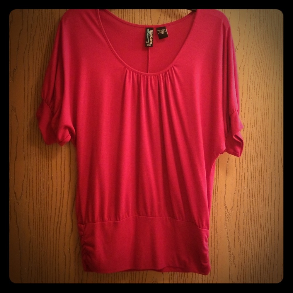 shirt - maroon